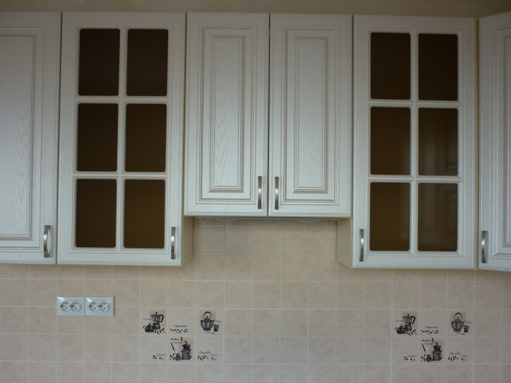 Белый кухонный гарнитур-Кухня МДФ в ПВХ «Модель 169»-фото4