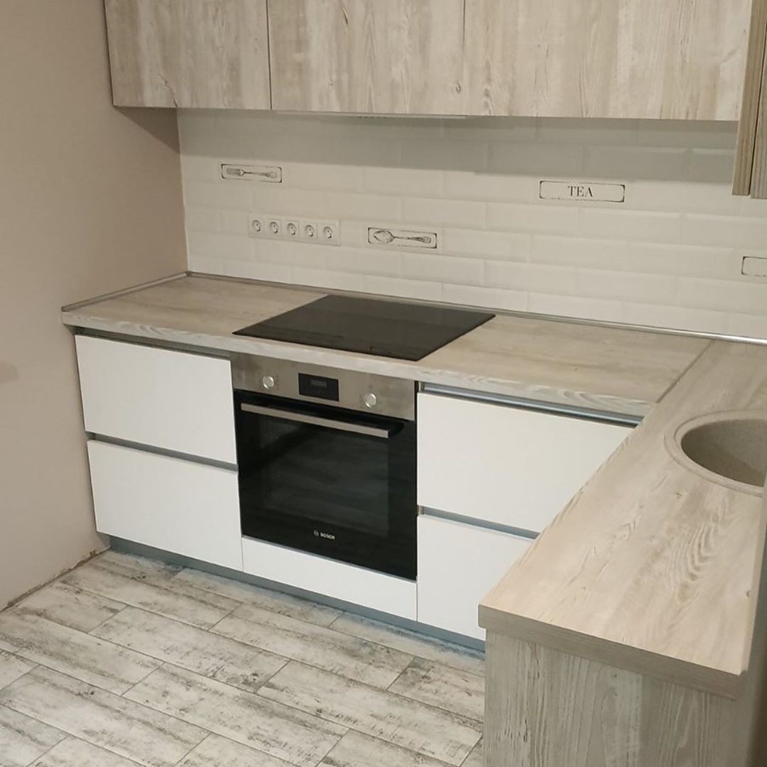 Белый кухонный гарнитур-Кухня из ЛДСП «Модель 626»-фото2