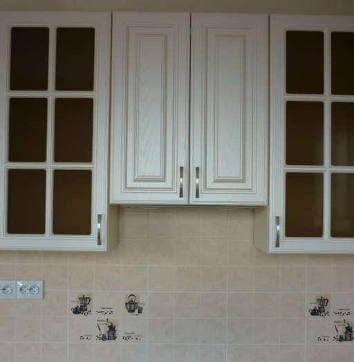 Белый кухонный гарнитур-Кухня МДФ в ПВХ «Модель 169»-фото6
