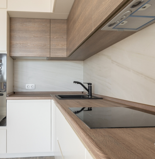 Белый кухонный гарнитур-Кухня из ЛДСП «Модель 424»-фото12