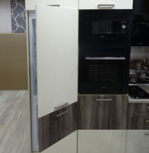 Белый кухонный гарнитур-Кухня МДФ в эмали «Модель 485»-фото10